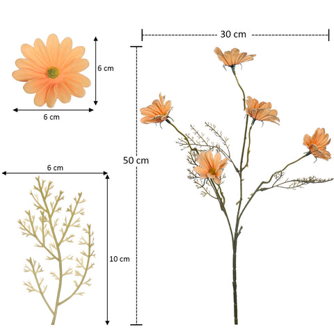 Nearly Natural Daisy Flower Stem