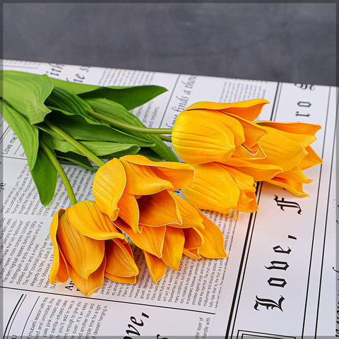 Nearly Natural Single Bunch Tulip Flowers (without vase)