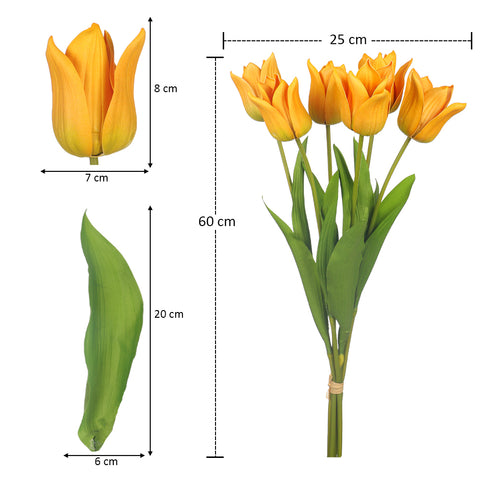 Nearly Natural Single Bunch Tulip Flowers (without vase)