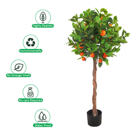 Artificial tree with fruits
