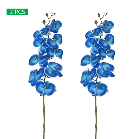 2PCS Artificial Orchid Flowers in Different Colors(without vase)