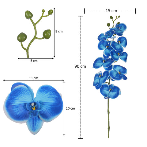 2PCS Artificial Orchid Flowers in Different Colors(without vase)