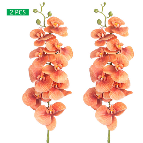 2PCS Artificial Orchid Flowers in Different Colors(without vase)