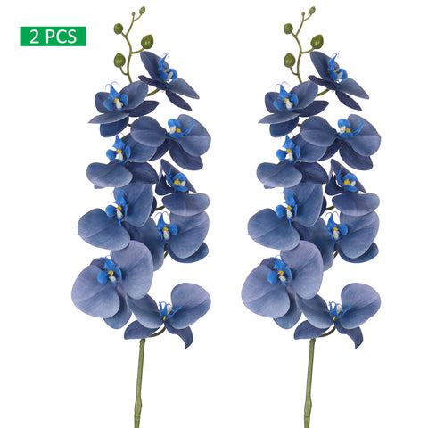 2PCS Artificial Orchid Flowers in Different Colors(without vase)