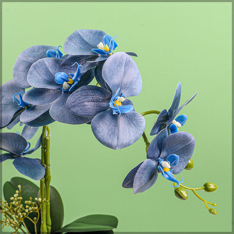 2PCS Artificial Orchid Flowers in Different Colors(without vase)