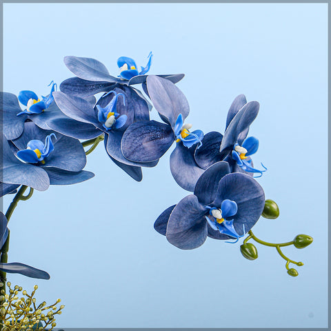 2PCS Artificial Orchid Flowers in Different Colors(without vase)