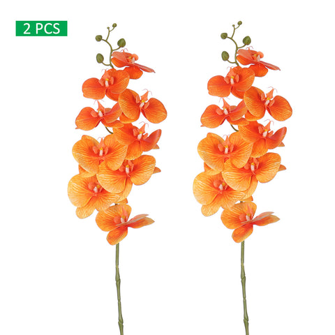 2PCS Artificial Orchid Flowers in Different Colors(without vase)