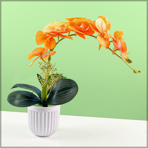 2PCS Artificial Orchid Flowers in Different Colors(without vase)