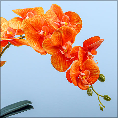 2PCS Artificial Orchid Flowers in Different Colors(without vase)