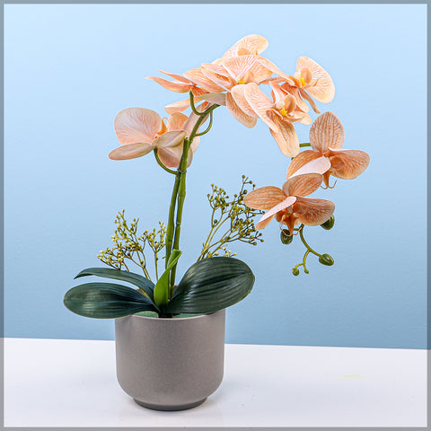 2PCS Artificial Orchid Flowers in Different Colors(without vase)