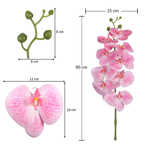 2PCS Artificial Orchid Flowers in Different Colors(without vase)