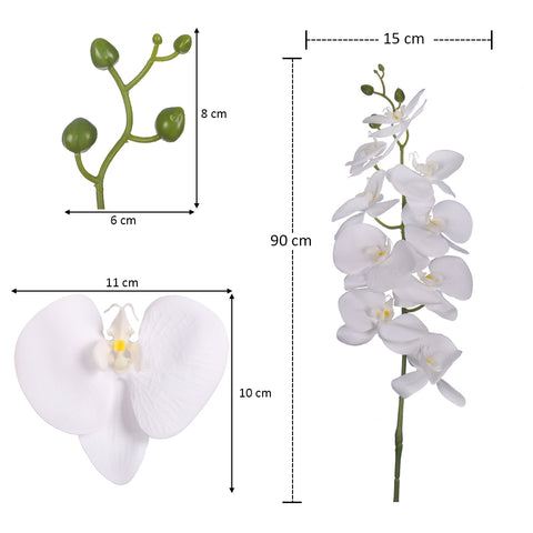 Faux orchids