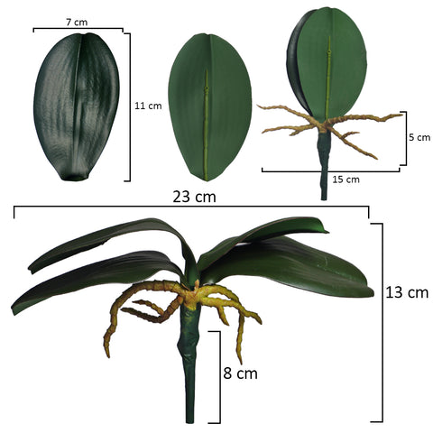 artificial cymbidium orchid leaves
