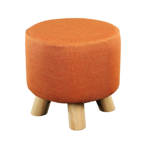Round Shaped Ottoman Wood Stool