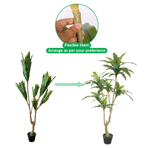 Lifelike Artificial Dracaena Tree