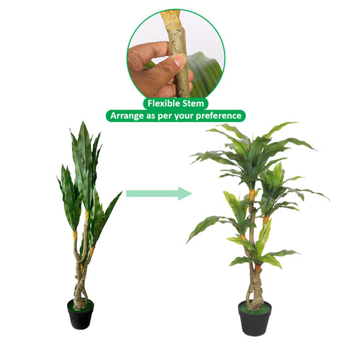 Lifelike Artificial Dracaena Tree