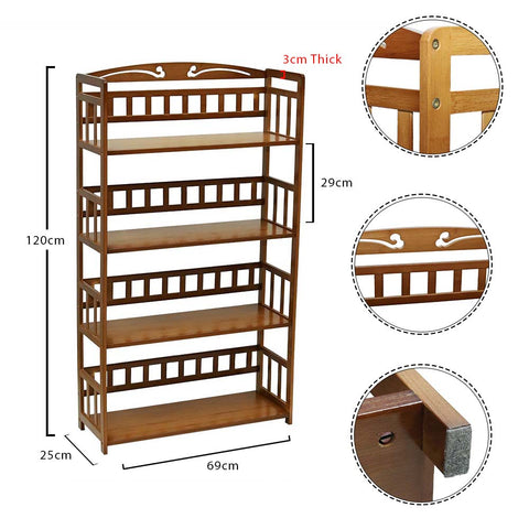 wooden bookshelf