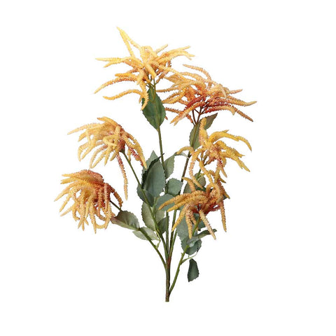 Yellow faux flower stems