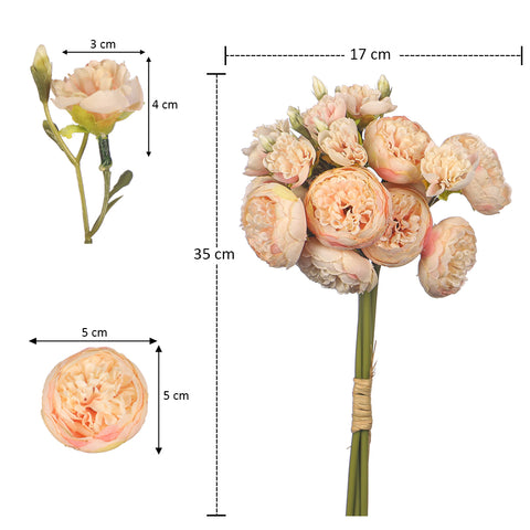 Artificial Mini Peony Flower Single Bouquet