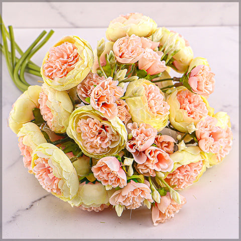 Artificial Mini Peony Flower Single Bouquet