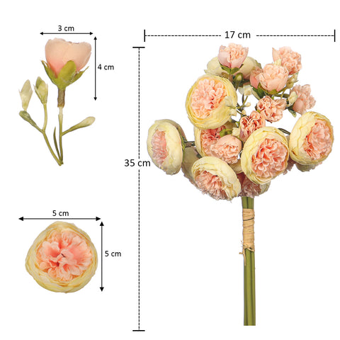 Artificial Mini Peony Flower Single Bouquet