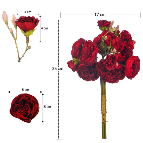 Artificial Mini Peony Flower Single Bouquet