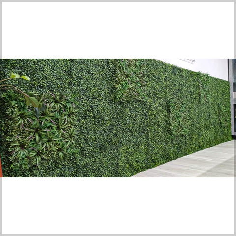 plastic grass wall covering