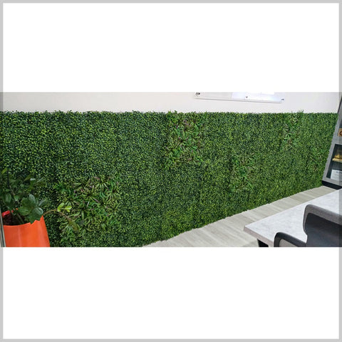 grass panels for wall decor