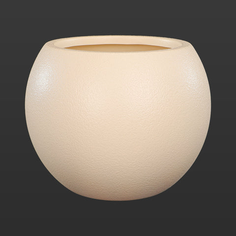 Simple Round Plastic Planter