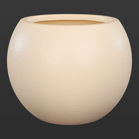 Simple Round Plastic Planter