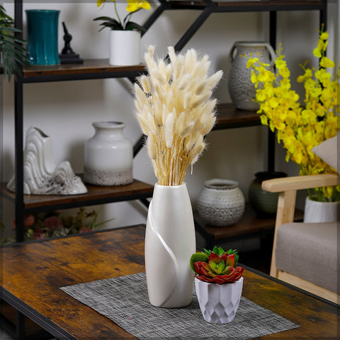 Preserved Dried Bunny Tail(without vase)