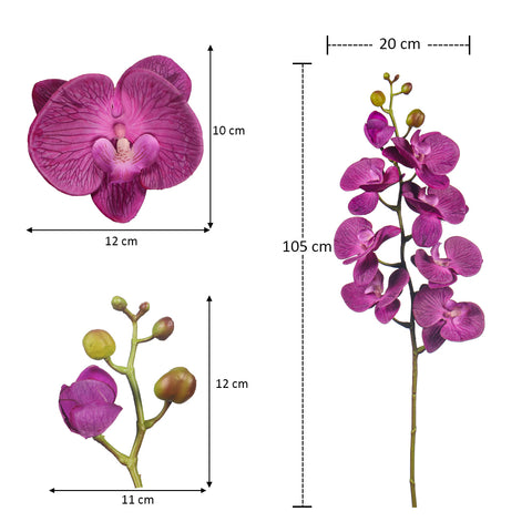 Nearly Natural Orchid Flower Stems