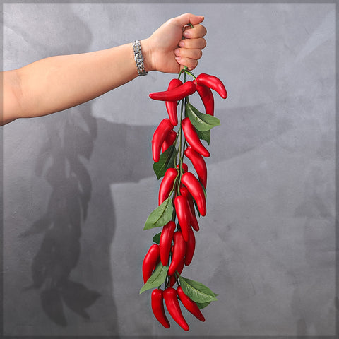 Decorative red pepper for centerpieces