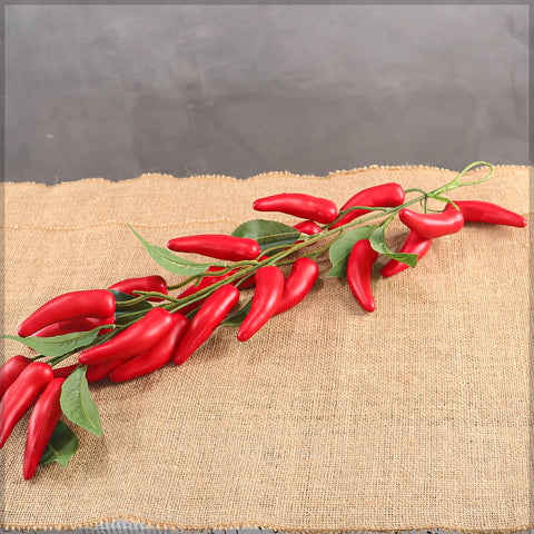 Red pepper foam simulation