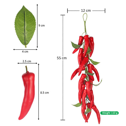 Decorative fake red pepper