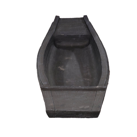 Resin Decorative Boat with Paddle for Landscaping