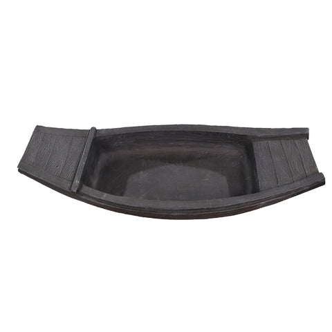 Resin Decorative Boat with Paddle for Landscaping