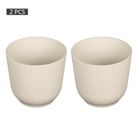 modern plastic flower pots set