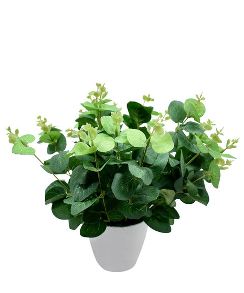 Faux plant in pot