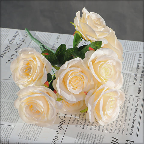Artificial Silk Rose Flowers