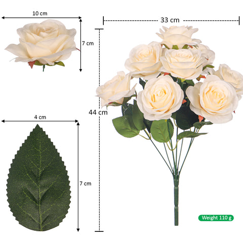 Artificial Silk Rose Flowers