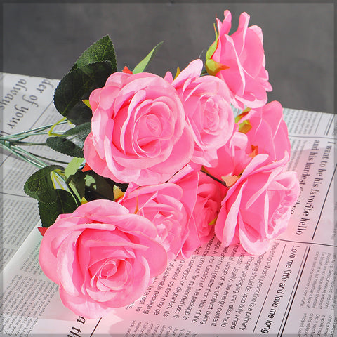 Artificial Silk Rose Flowers