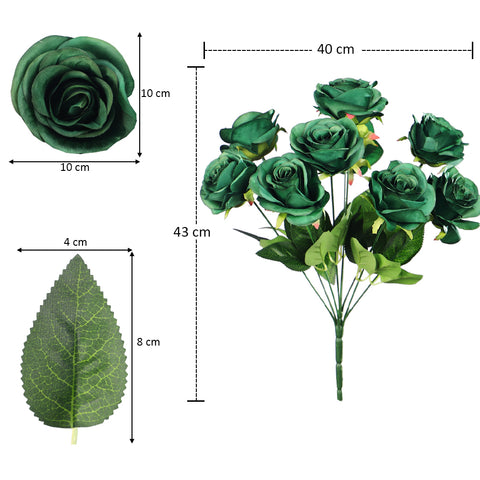 Artificial Silk Rose Flowers