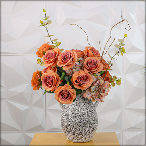 Artificial Silk Rose Flowers