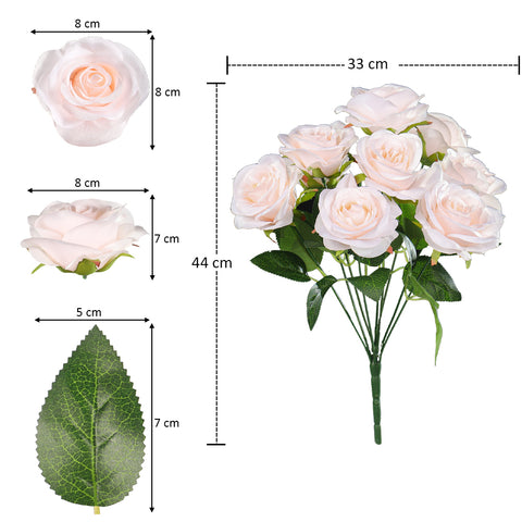 Artificial Silk Rose Flowers