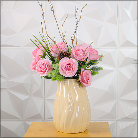 Artificial Silk Rose Flowers