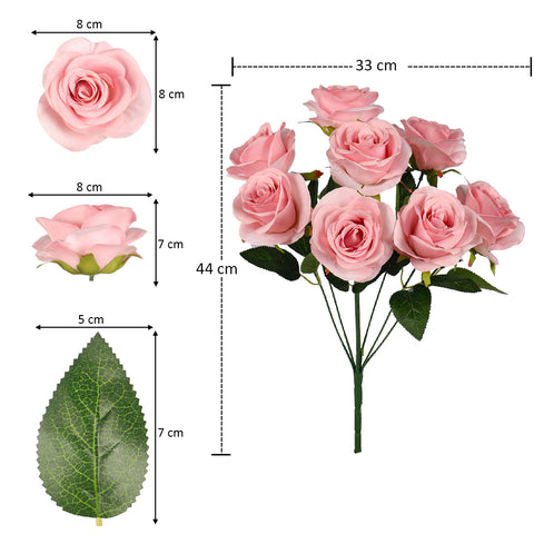 Artificial Silk Rose Flowers