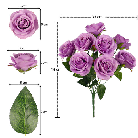 Artificial Silk Rose Flowers
