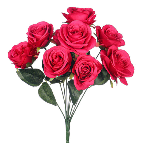 Artificial Silk Rose Flowers