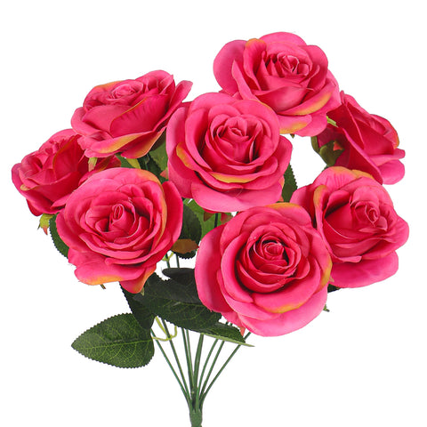 Artificial Silk Rose Flowers